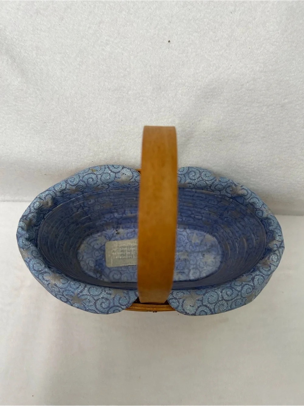 Longaberger 2000 Century Celebration Cheers Basket with Blue Liner